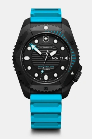 Victorinox Dive Pro Automatické hodinky 43 mm - čierny titán/modrá