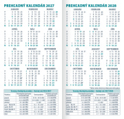 Minidiár mesačný 2027 - čierny
