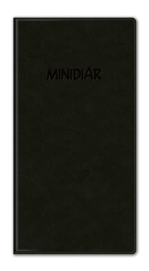 Minidiár mesačný 2027 - čierny