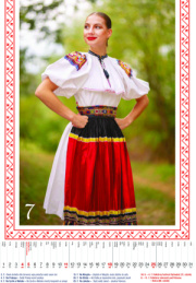 Nástenný kalendár SLOVENSKÝ FOLKLÓR 2027