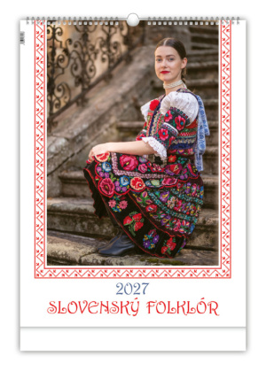 Nástenný kalendár SLOVENSKÝ FOLKLÓR 2027