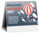 Stolový kalendár Pracovný malý 2027