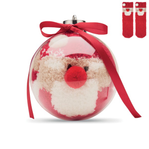 Vianočné ponožky Santa v guli SNUG L