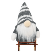 Škriatok na drevených saniach FROSTY SLEIGH