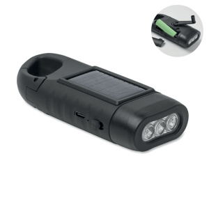 Solárne LED svietidlo s dynamom CRANCH