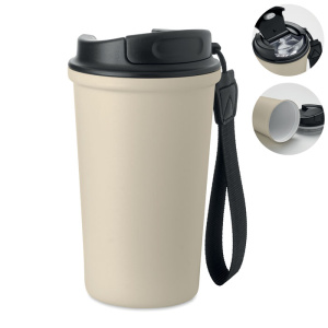 Recyklovaný termohrnček NAKANO, 400 ml