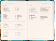 NOTIQUE Weekly Purse size planner Riviera 2027, 9,8 x 14,5 cm
