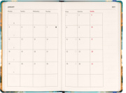 NOTIQUE Weekly Purse size planner Riviera 2027, 9,8 x 14,5 cm