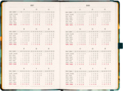NOTIQUE Planbook diár/notes Mačka 2027, 13 x 21 cm