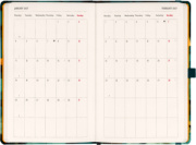 NOTIQUE Planbook planner/notebook Cat 2027, 13 x 21 cm