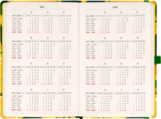 NOTIQUE Planbook diár/notes Citróny 2027, 13 x 21 cm