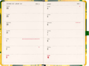 NOTIQUE Planbook planner/notebook Lemons 2027, 13 x 21 cm