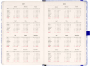 NOTIQUE Planbook planner/notebook Marine Life 2027, 13 x 21 cm