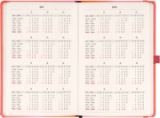 NOTIQUE Planbook diár/notes Korál 2027, 13 x 21 cm