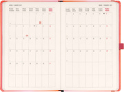 NOTIQUE Planbook diár/notes Korál 2027, 13 x 21 cm