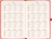 NOTIQUE Planbook planner/notebook Coral 2027, 13 x 21 cm