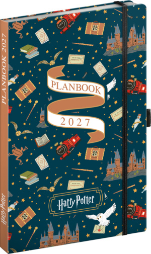 NOTIQUE Planbook planner/notebook Harry Potter –  Hogwarts Express 2027, 13 x 21 cm