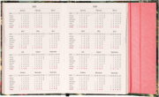 NOTIQUE Magnetic weekly planner Flamingo 2027, 11 x 16 cm