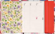 NOTIQUE Magnetic weekly planner Poppies 2027, 11 x 16 cm