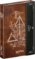 NOTIQUE Magnetic weekly planner Harry Potter – Deathly Hallows 2027, 11 x 16 cm