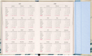 NOTIQUE Magnetic weekly planner Katsushika Hokusai 2027, 11 x 16 cm
