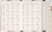 NOTIQUE Magnetic weekly planner Michelangelo 2027, 11 x 16 cm