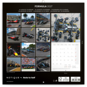 NOTIQUE Grid calendar Formula 2027, 30 x 30 cm