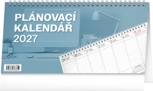 NOTIQUE Stolový kalendár Plánovací CZ 2027, 25 x 12,5 cm