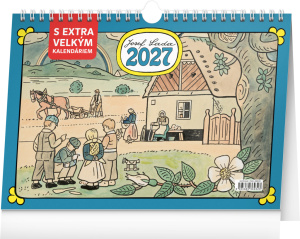 NOTIQUE Stolový kalendár Josef Lada CZ 2027, 30 x 21 cm