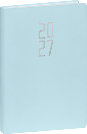 NOTIQUE Denný diár Ponza 2027, svetlomodrý, 15 x 21 cm