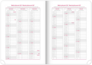 NOTIQUE Týždenný diár Ajax 2027, zlatý, 15 x 21 cm