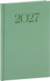 NOTIQUE Týždenný diár Biella 2027, zelený, 15 x 21 cm, farba - zelená