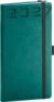 NOTIQUE Vreckový diár Aprint Top 2027, petrolejový, 9 x 15,5 cm, farba - petrolejová