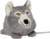 Schmoozies® wolf - MBW, farba - gray, veľkosť - One Size