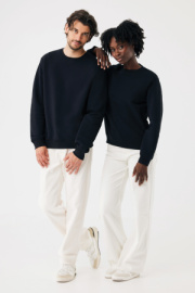 IQONIQ Toria Unisex mikina s okrúhl. výstrihom z rec. bavlny - Iqoniq