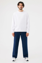 IQONIQ Toria Unisex mikina s okrúhl. výstrihom z rec. bavlny - Iqoniq