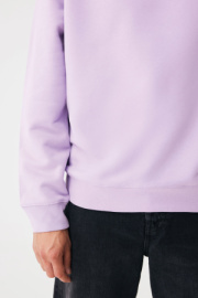 IQONIQ Toria Unisex mikina s okrúhl. výstrihom z rec. bavlny - Iqoniq