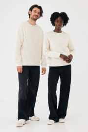 IQONIQ Toria Unisex mikina s okrúhl. výstrihom z rec. bavlny - Iqoniq