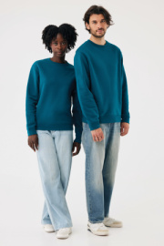 IQONIQ Toria Unisex mikina s okrúhl. výstrihom z rec. bavlny - Iqoniq