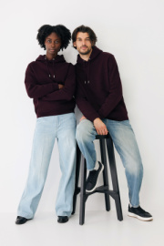 IQONIQ Joshua Unisex mikina s kapucňou z rec. bavlny - Iqoniq
