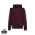 IQONIQ Joshua Unisex mikina s kapucňou z rec. bavlny - Iqoniq, farba - merlot, veľkosť - S