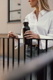 VINGA Cael RCS nerezová fľaša so slamkou 600 ml - Vinga