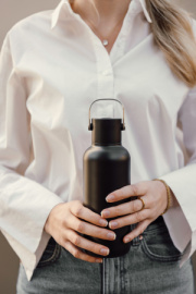 VINGA Cael RCS nerezová fľaša so slamkou 600 ml - Vinga