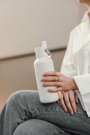 VINGA Cael RCS nerezová fľaša so slamkou 600 ml - Vinga