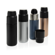 Thermocup RCS termosku z recykl. materiálov s pohárom 500ml - XD Collection