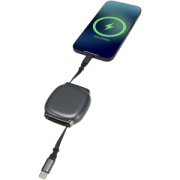 Alphard 100 W, nabíjací kábel 5 v 1 s funkciou CarPlay a PD z recyklovaného plastu, s navíjacím mechanizmom