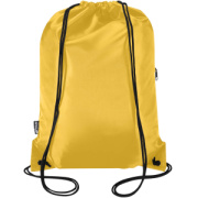 Šnúrový batoh Oriole z RPET materiálu s predným vreckom na zips, objem 5 l