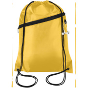 Šnúrový batoh Oriole z RPET materiálu s predným vreckom na zips, objem 5 l