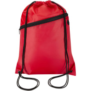 Šnúrový batoh Oriole z RPET materiálu s predným vreckom na zips, objem 5 l