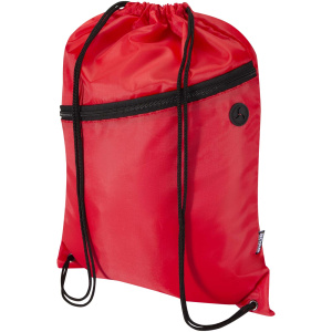Šnúrový batoh Oriole z RPET materiálu s predným vreckom na zips, objem 5 l